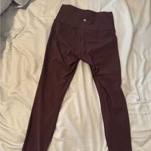 Lululemon Wunder Under HR Tight Maroon
